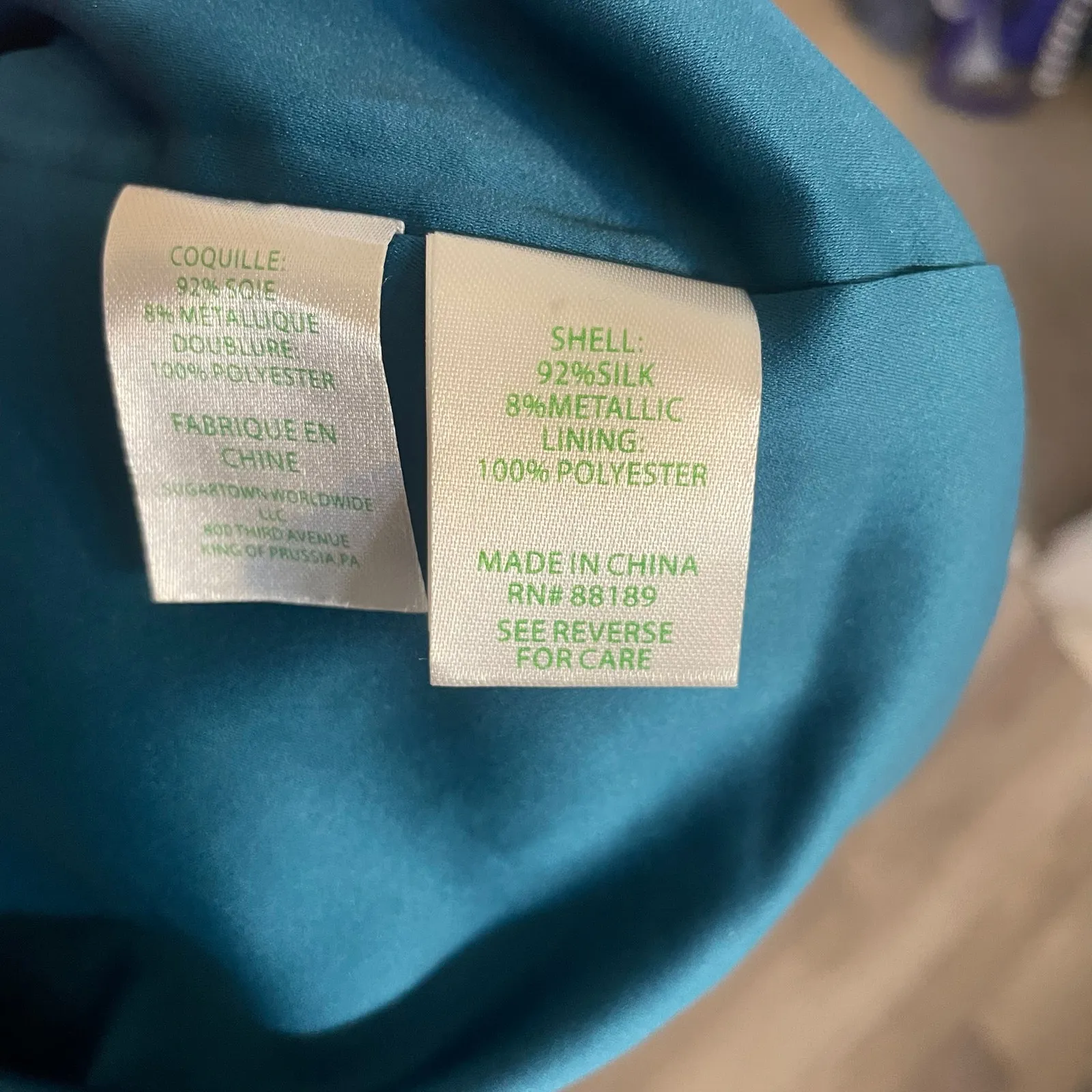 NWT Lilly Pulitzer ELENORA SILK DRESS Inky Tidal Fish Clip Chiffon Teal Size L - Image 7