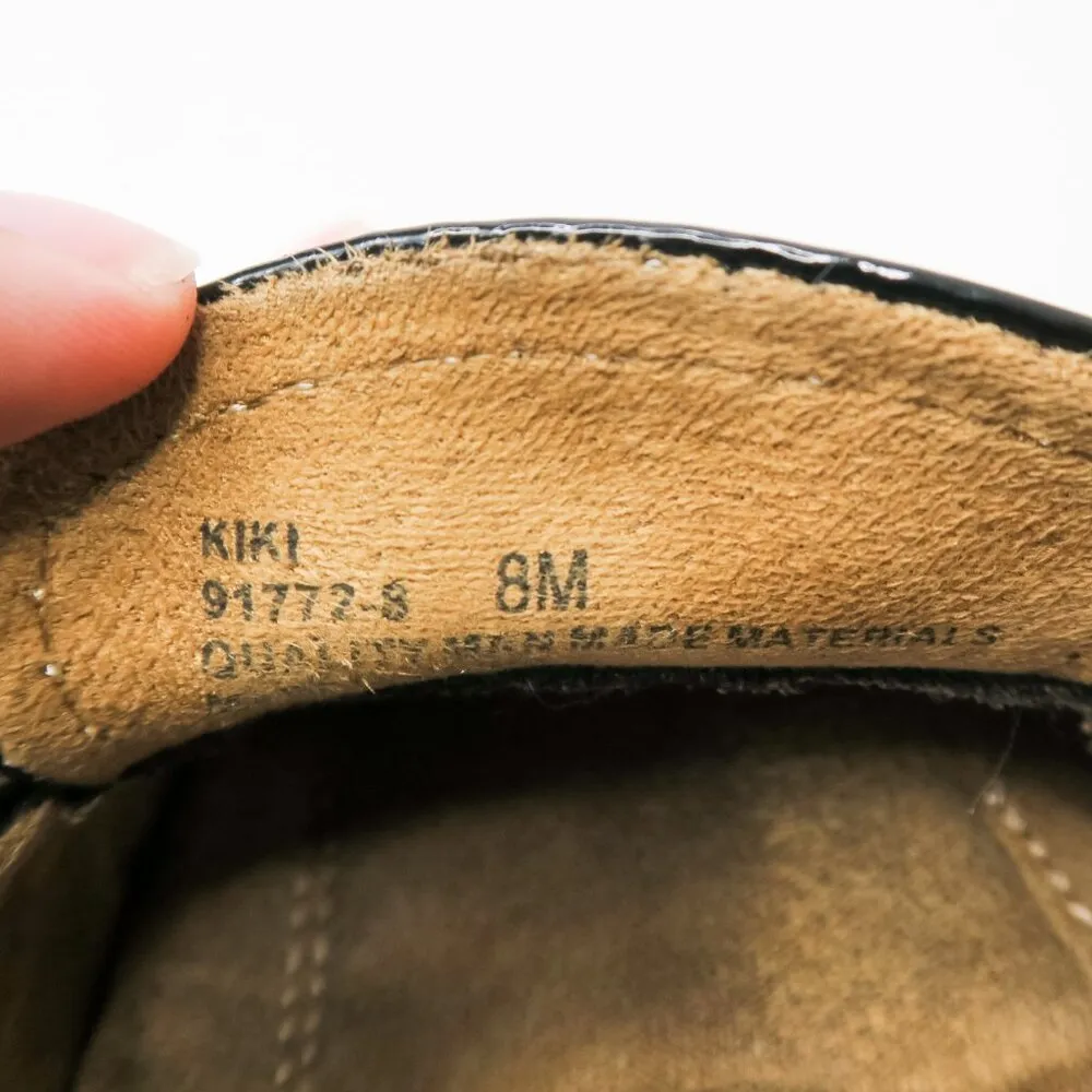 Vintage 90s Naturalizer Black Buckle Loafer Pumps - Image 9