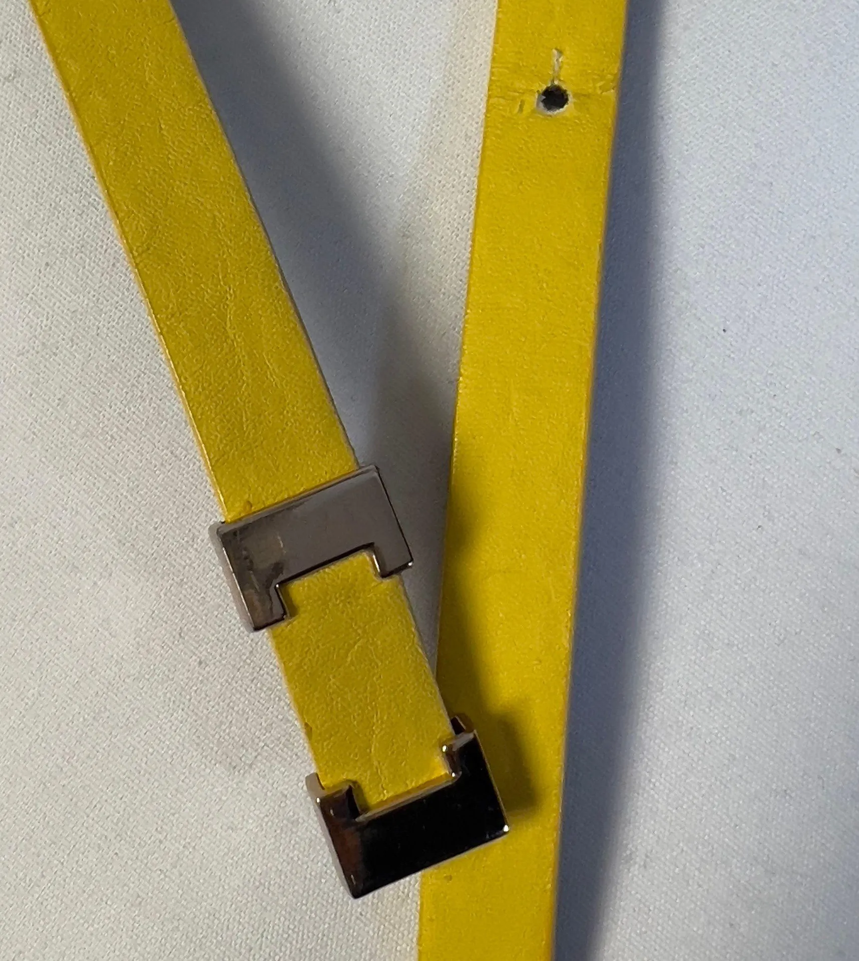 Classic Thin Belt Yellow - Image 4