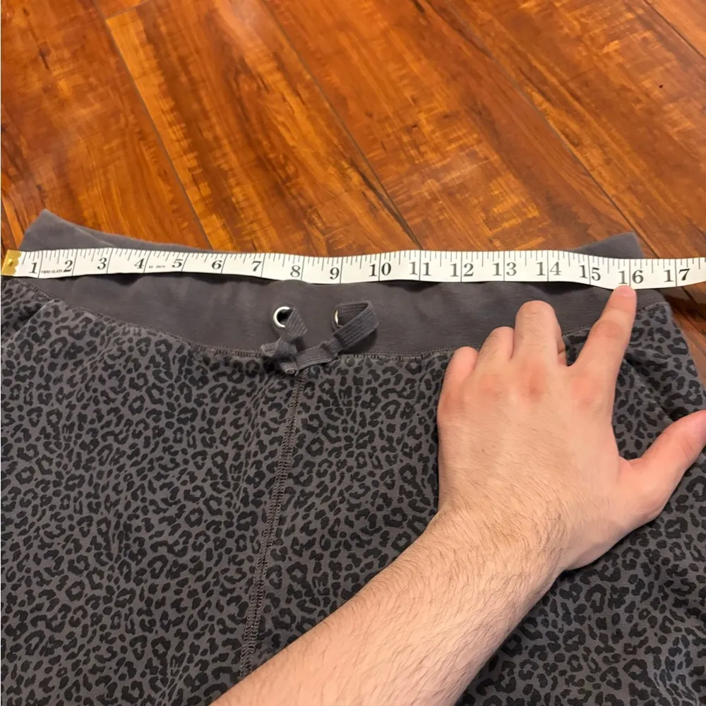 J.Crew Factory Leopard Print Terry Joggers cotton Sweatpants Size Large - Image 13