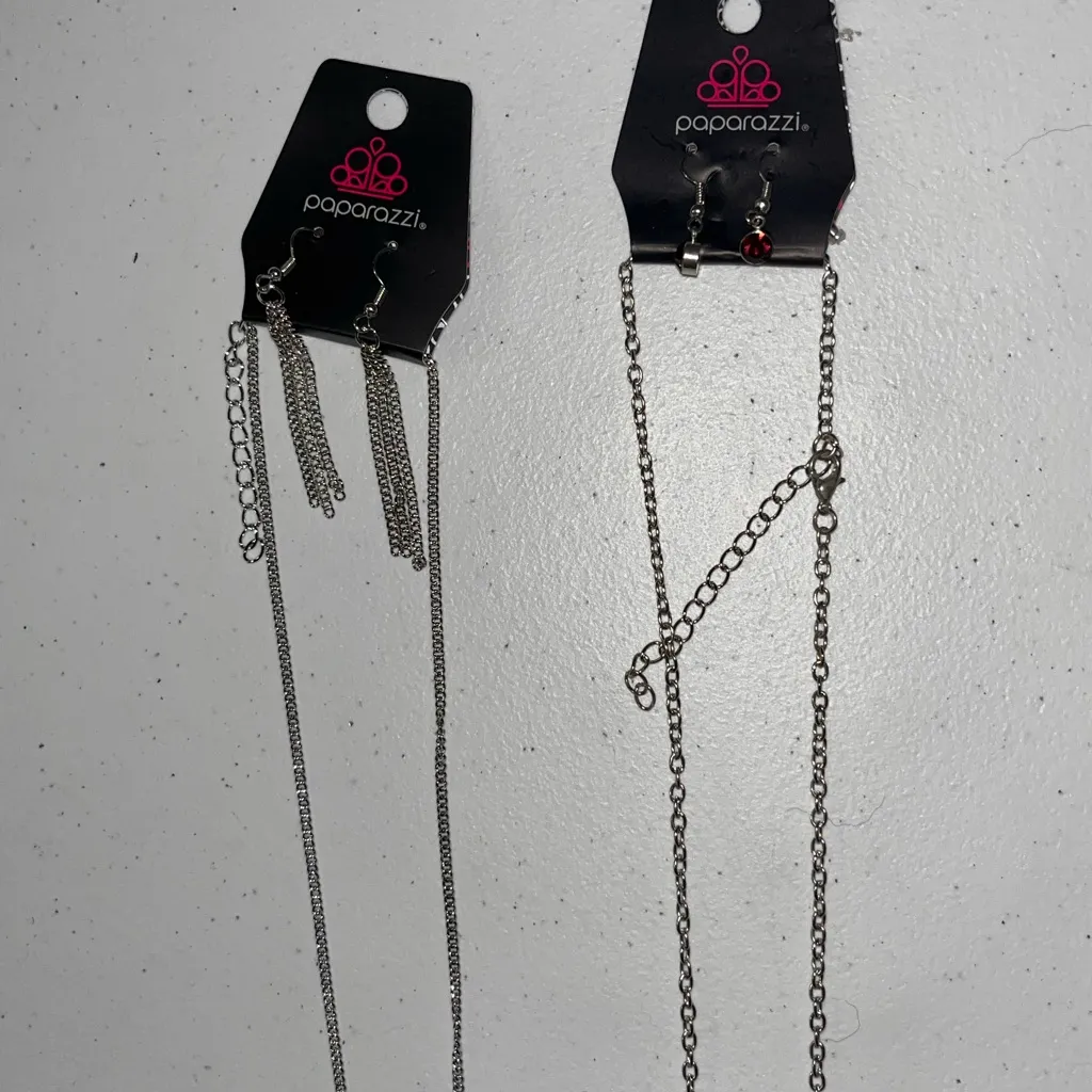 NWT Paparazzi 5 pc Bundle Pink Beaded Gemmed Jewelry Set - Image 5