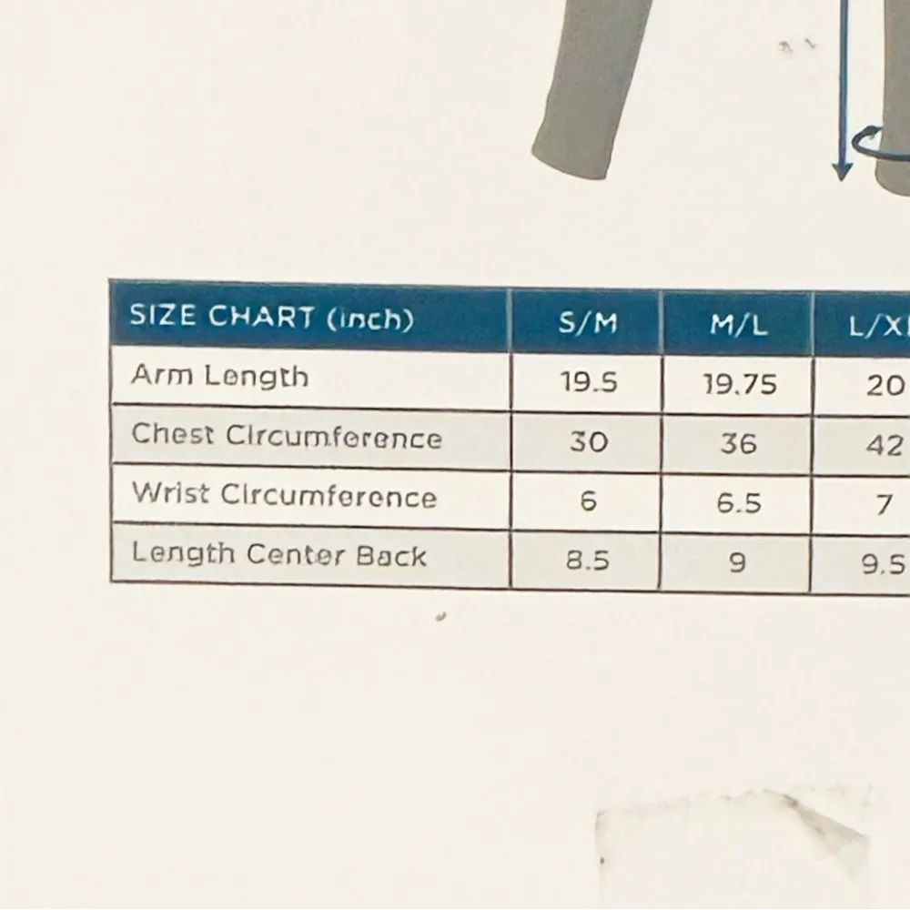 Lady Hagen UV Sun Wrap Womens Small/Medium UPF 50+, Gray BRAND NEW - Image 4