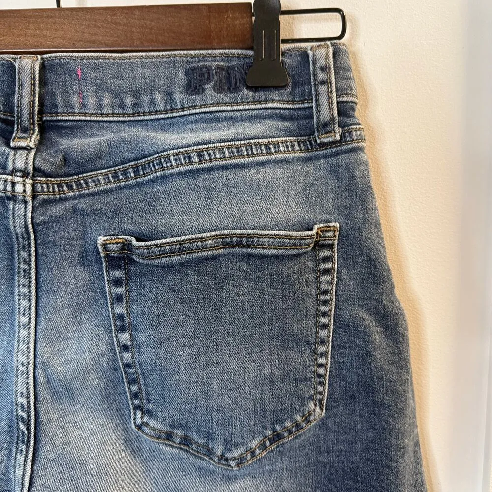 Victoria’s Secret Pink Women’s Denim Cut Off Shorts Size 10 - Image 5