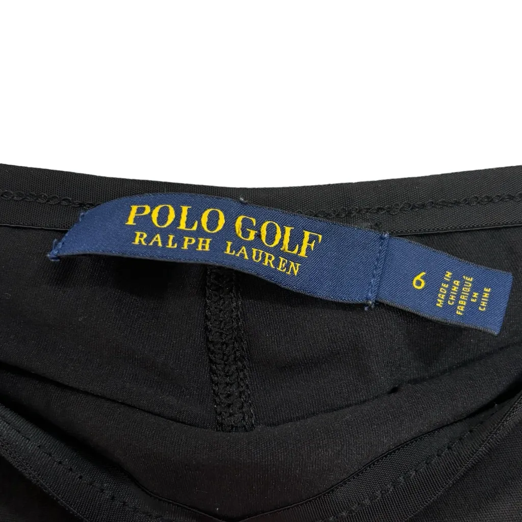 Polo Golf Ralph Lauren Black Activewear Skort With Short Lining Women's size 6 - Image 6