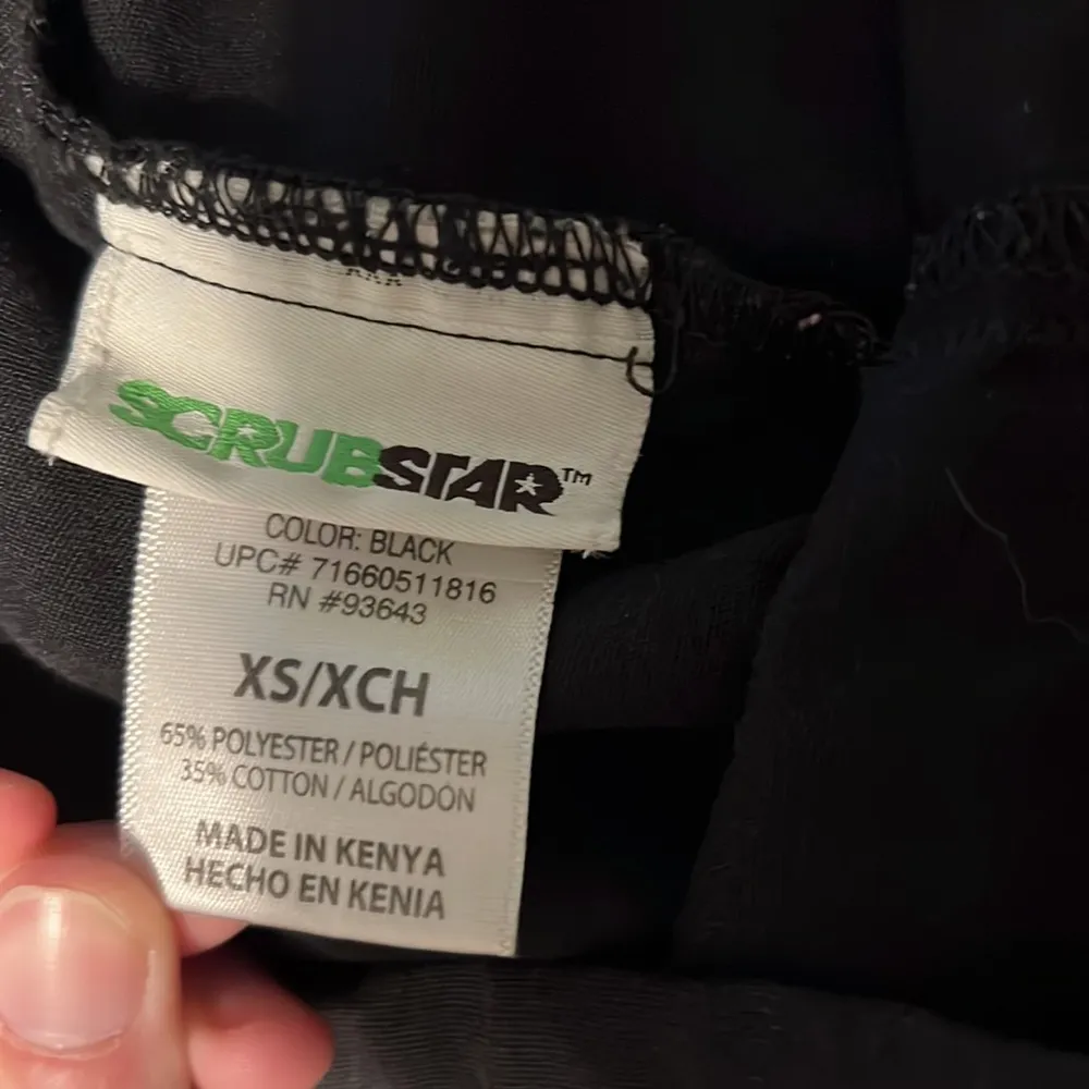 ScrubStar Black Scrub Bottoms - Image 3