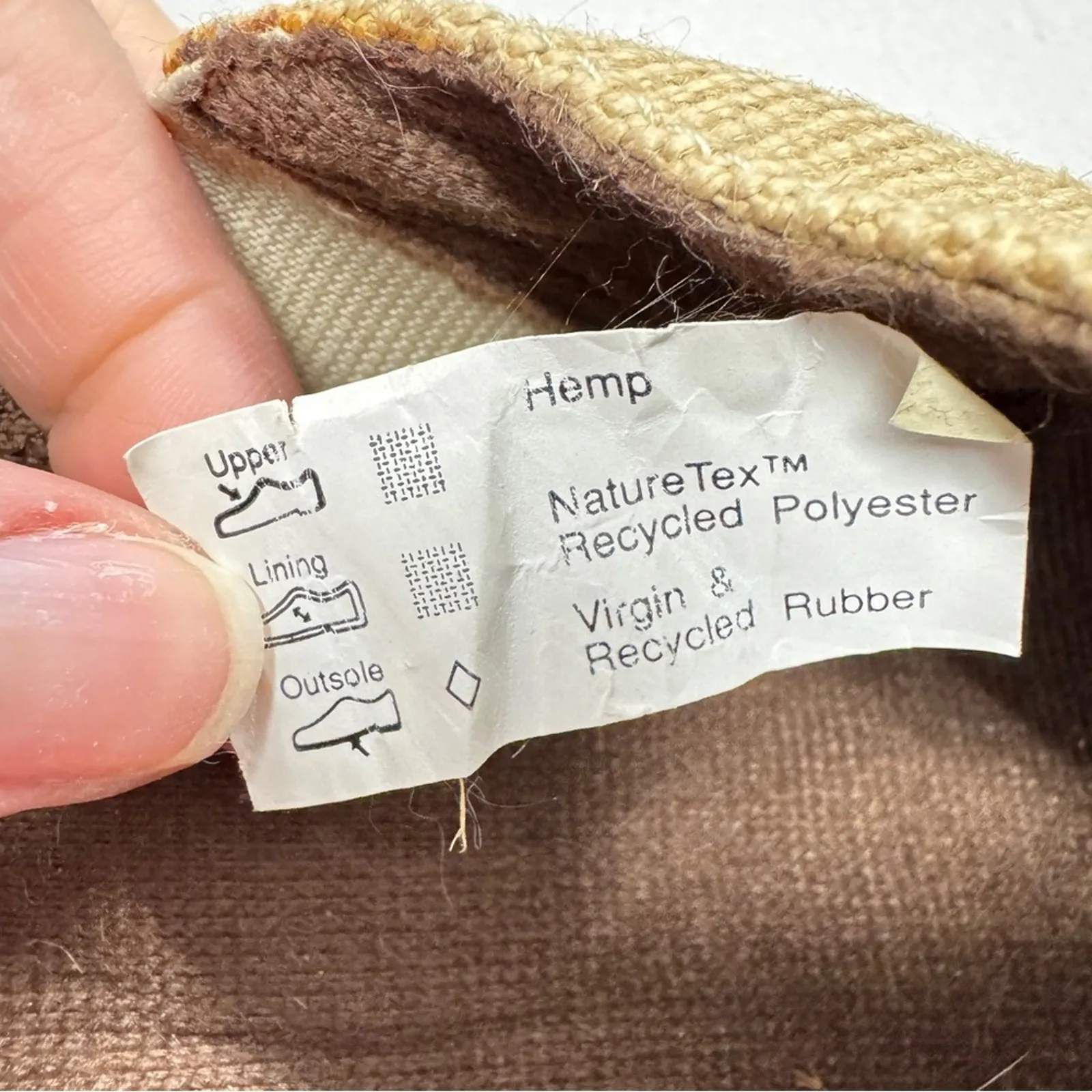 Deja Shoes Tan Hemp Slide Sandals Women’s 10 Casual Beachy Summer Vacation Flats - Image 8