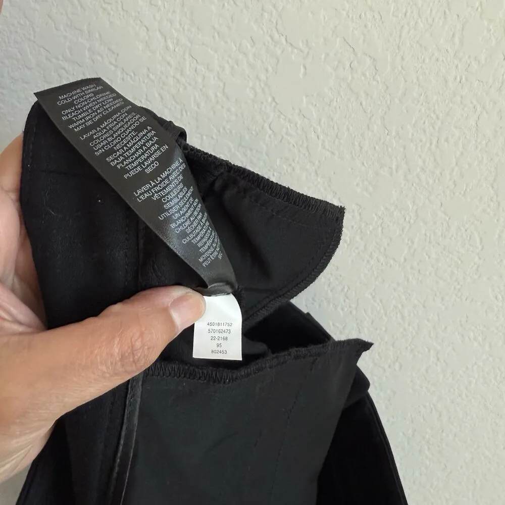White House Black Market Black Skimmer Straight Ankle Stretch Womens Pants Sz 8R - Image 11