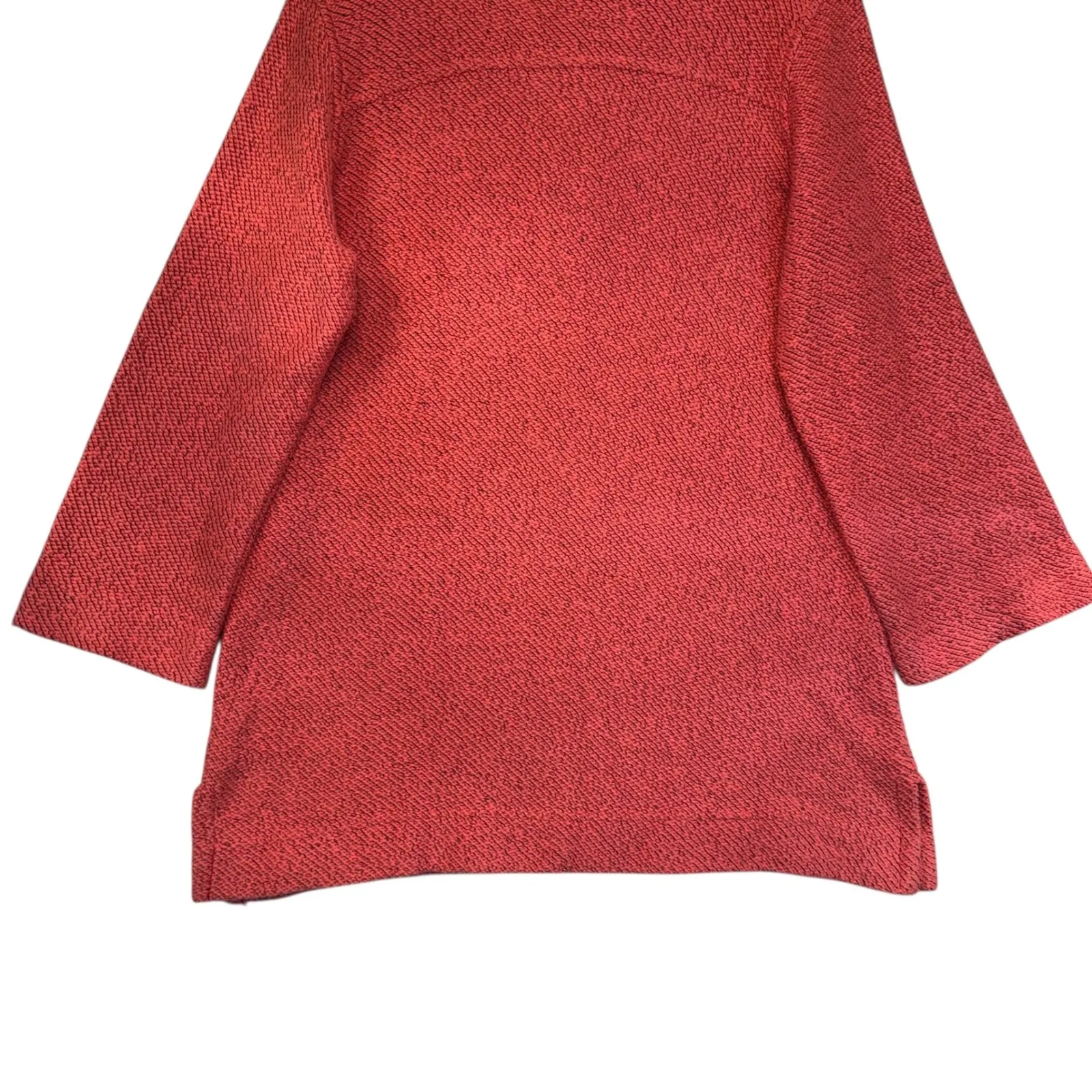 Soft Surroundings Coral Textured Knit Elevated Basics Comfy Quiet Luxury L - Image 8