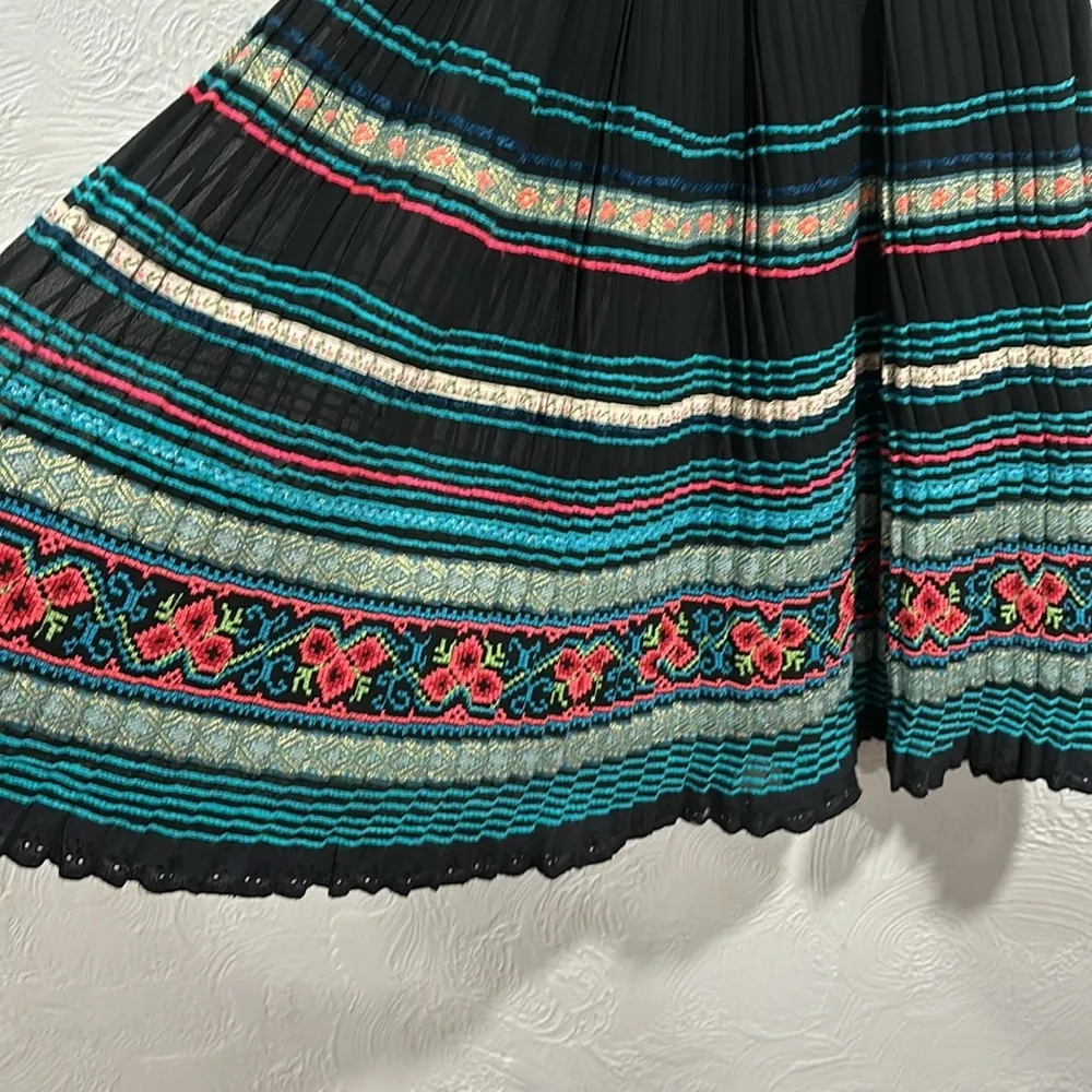 Free People Show Off Your Skirt Dress in Black Combo - Image 2