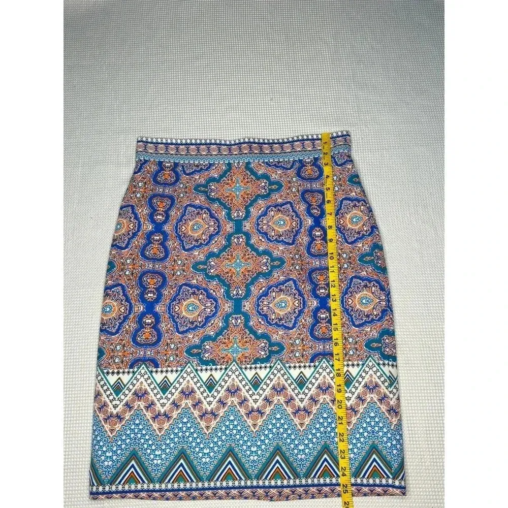 Antonio Melani Bright Printed Skirt SIZE 10 - Image 4