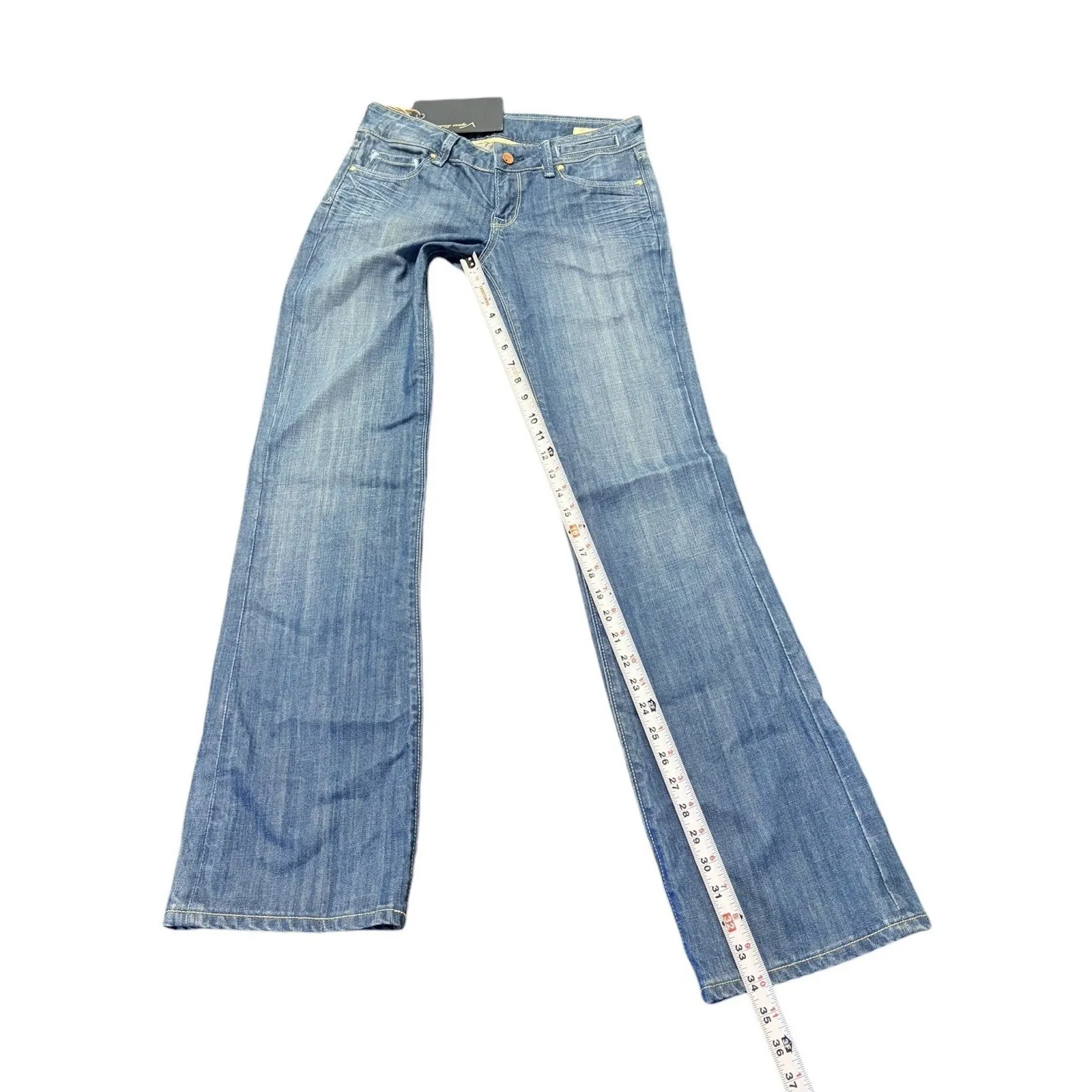 Vigoss Studio Boot Cut Stretch Carolina Denim Jeans Size 29 Embroidered NWT - Image 3