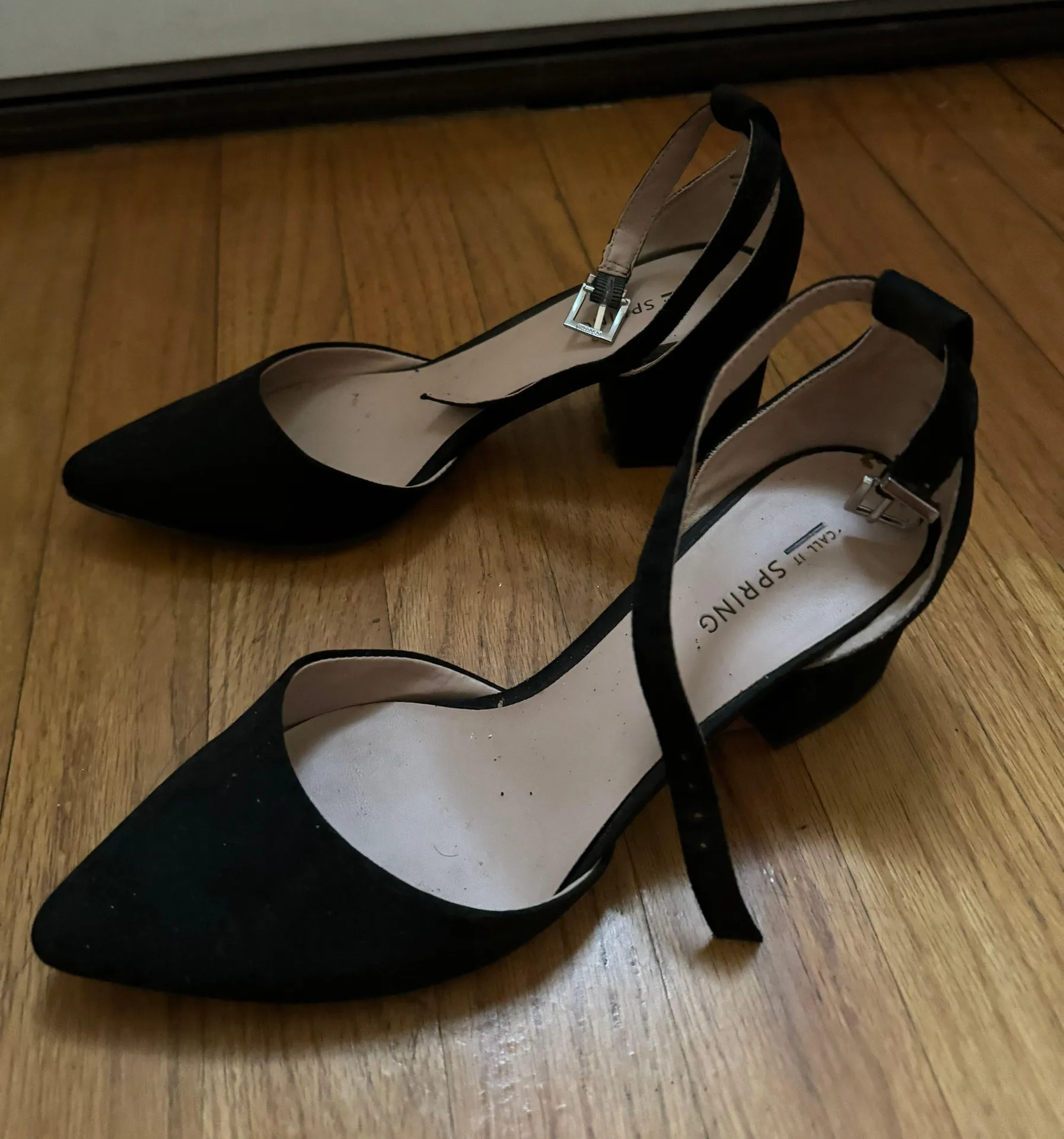 Black Suede Heels - Image 3