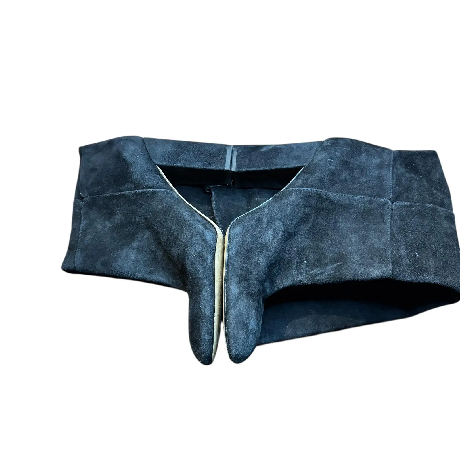 Sam Edelman Boots Womens‎ Size 9.5 Black Suede Caprice Knee High Tall Block Heel - Image 7