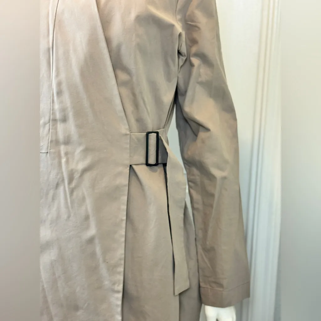 kate spade Tan Color Trench Coat Size Large - Image 4