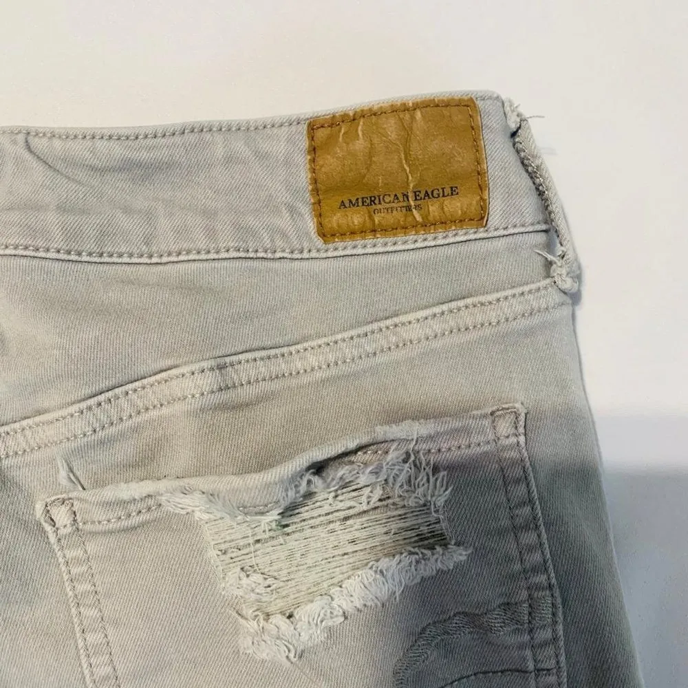 American Eagle Women'sJegging Super Stretch Size 6 Gray - Image 6