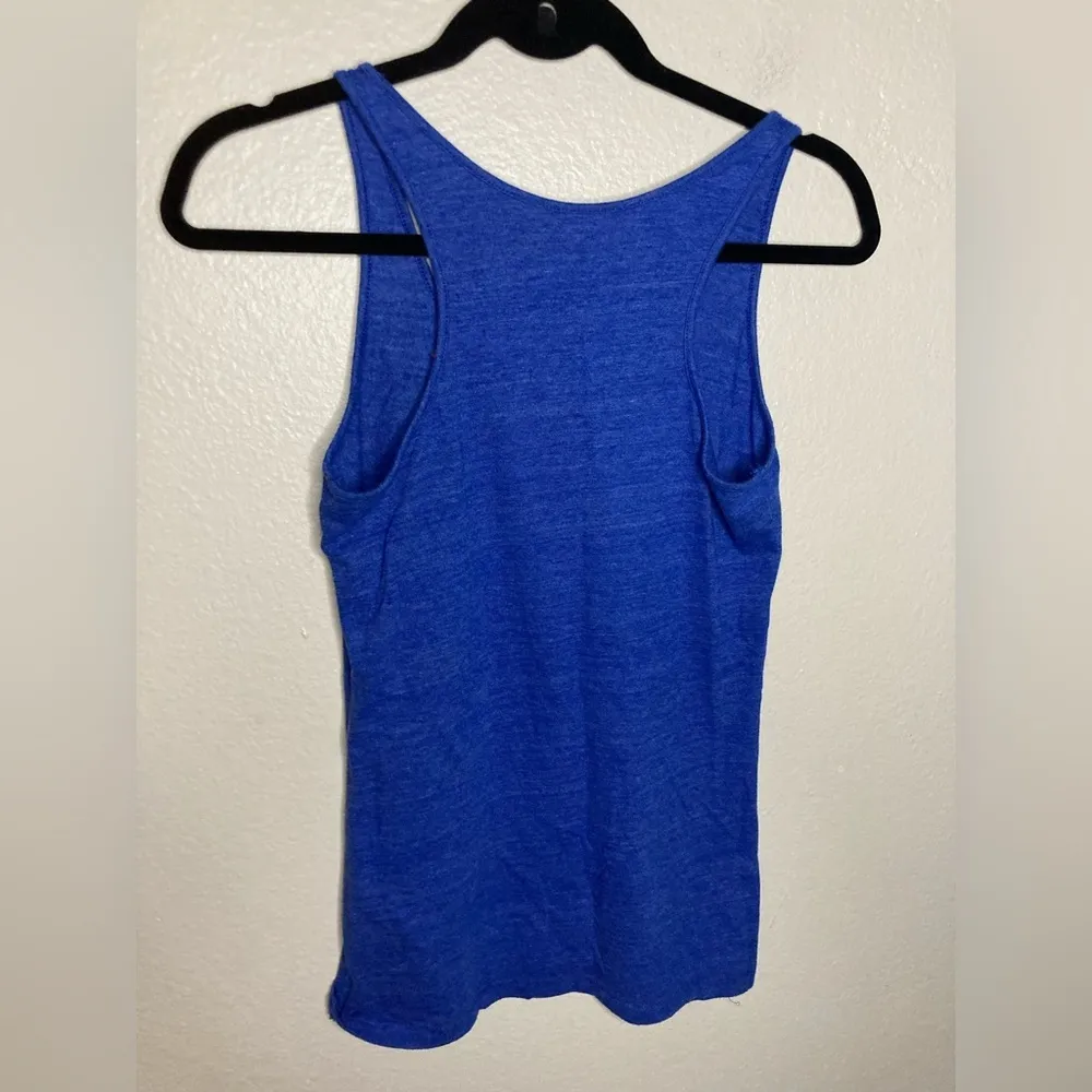 Adidas Golden State Warriors Heathered Blue Tank Top Size Medium - Image 4