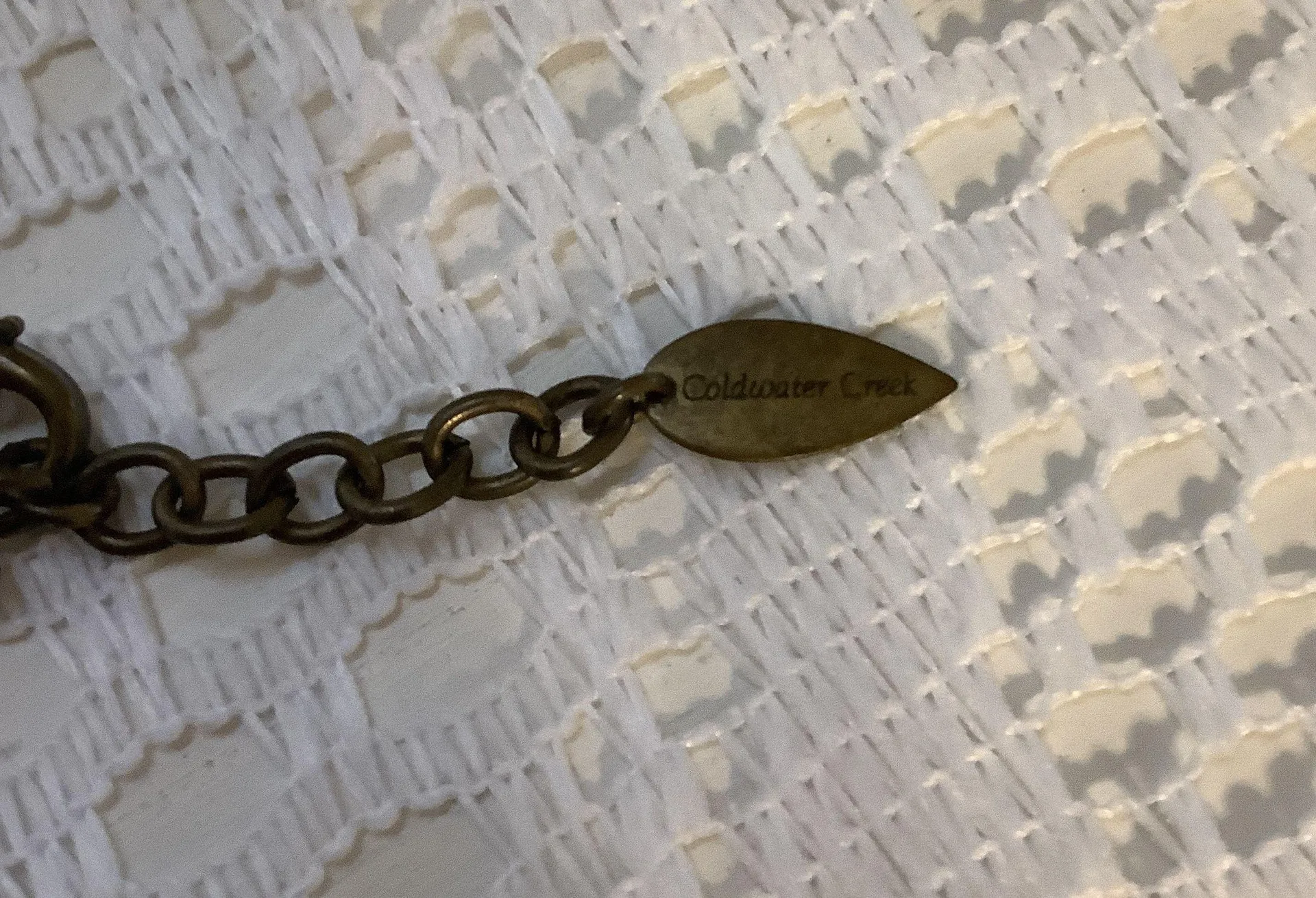 Cold Water Creek Necklace Orange  - Image 3