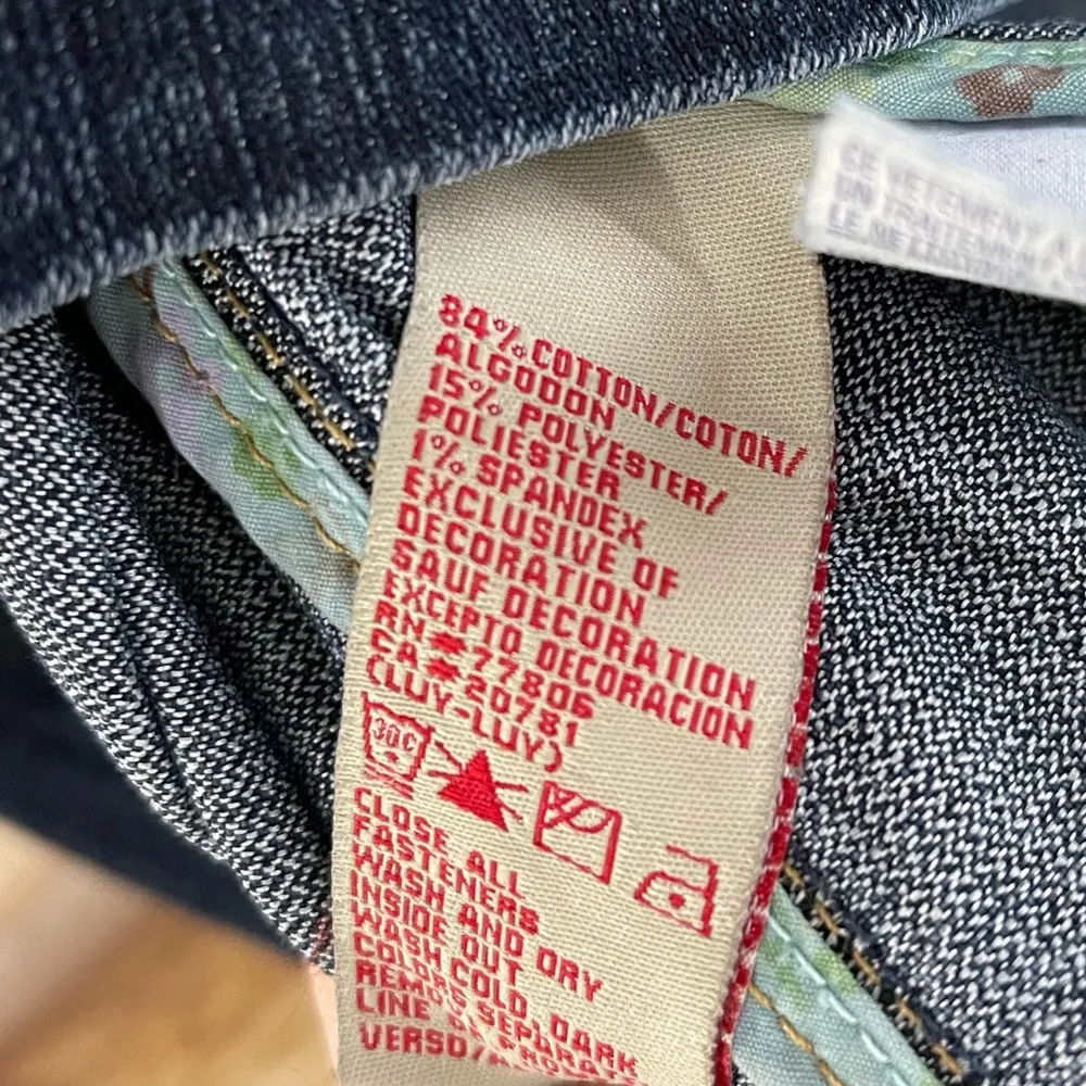 Vintage Tommy Jeans fitted peplum waist jean jacket size large - Image 9