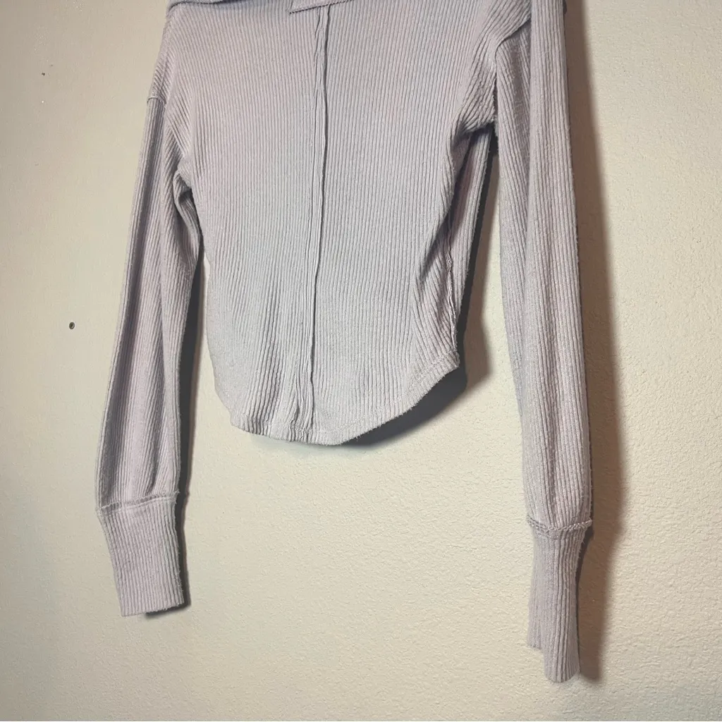 We The Free People Hold Me Close Sweater Top Light Purple Size Extra Small XS - Image 7