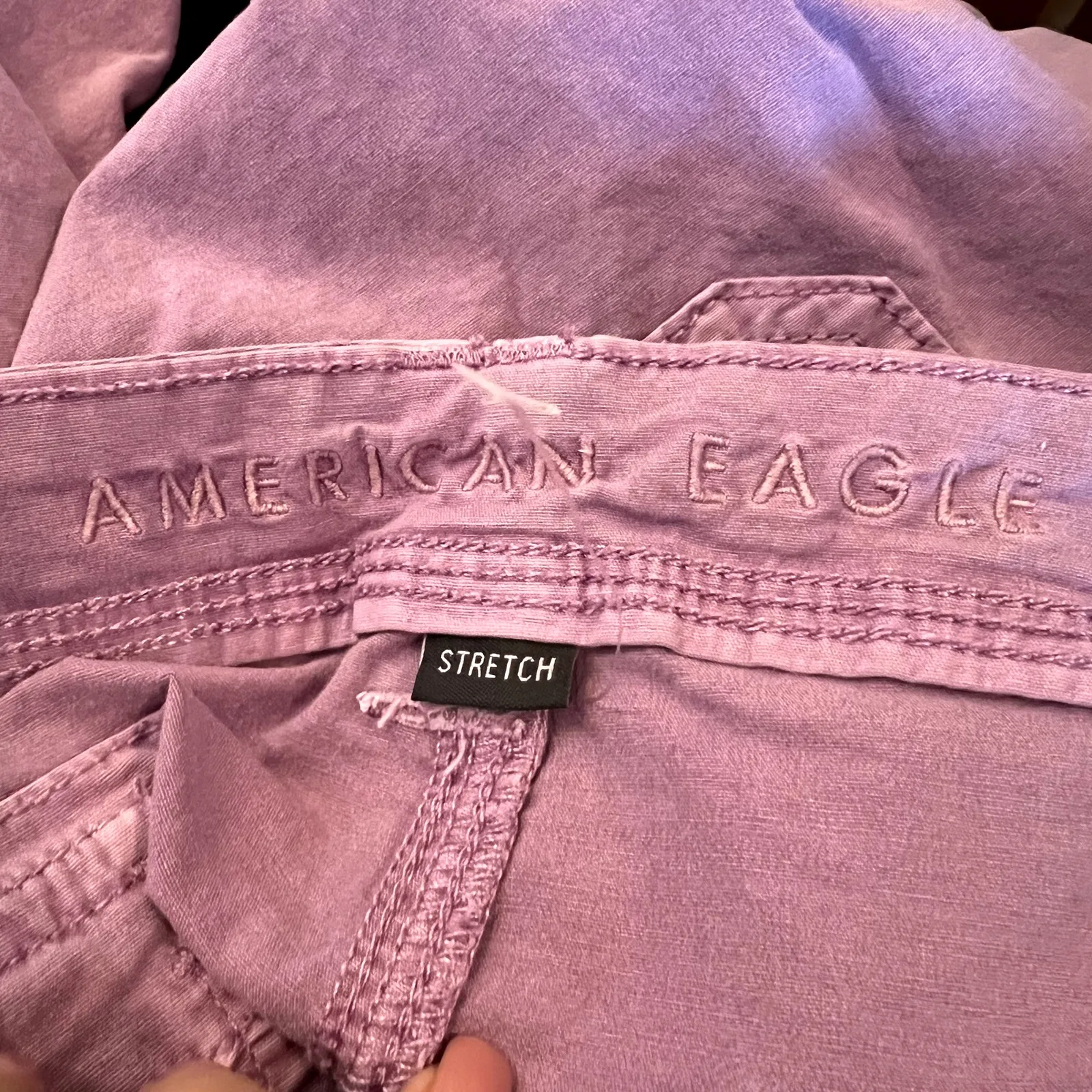 Americal Eagle lilac Cargo Pants Size 8 Y2K - Image 6