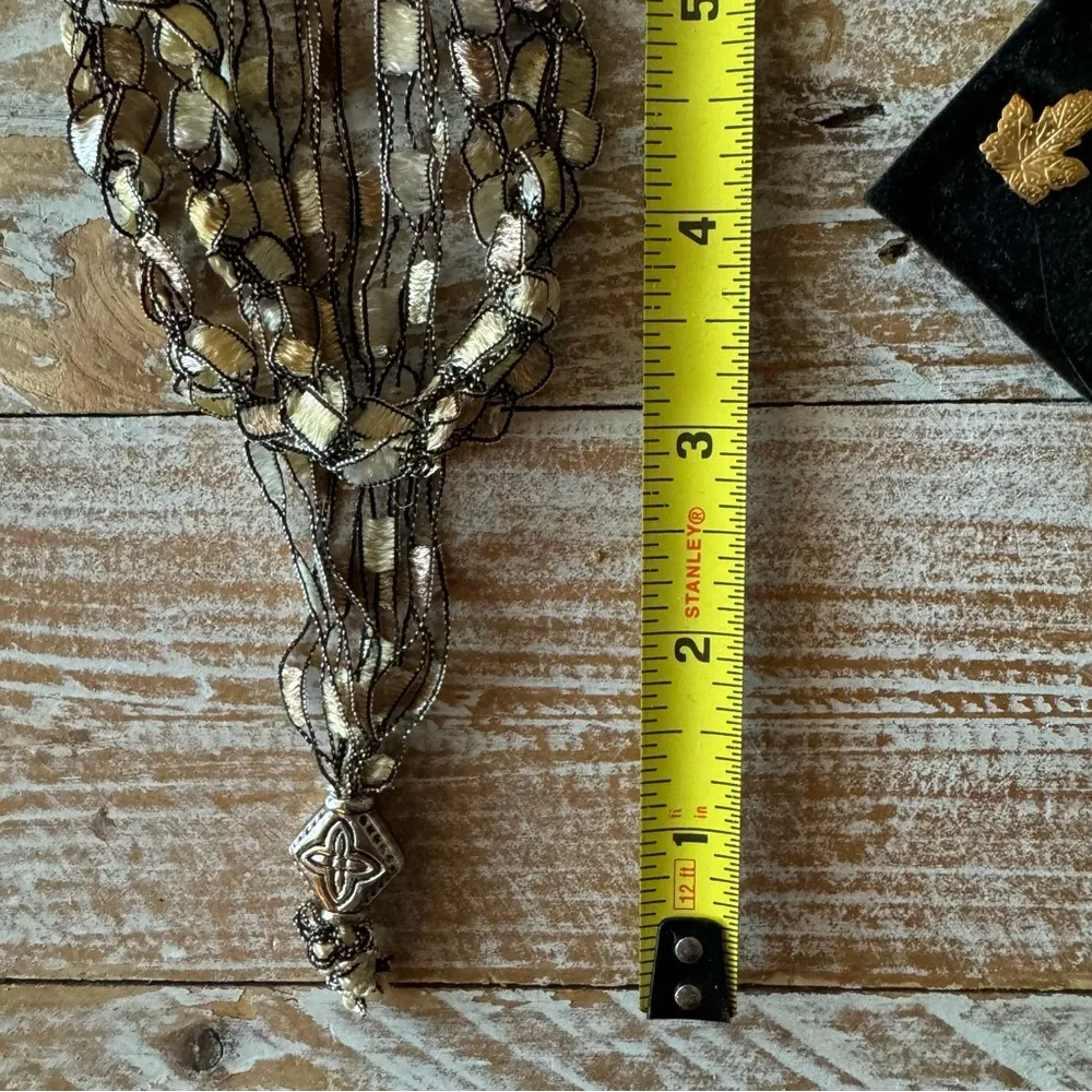 ✨Pretty Necklace +Free Earrings✨ Gold - Image 8