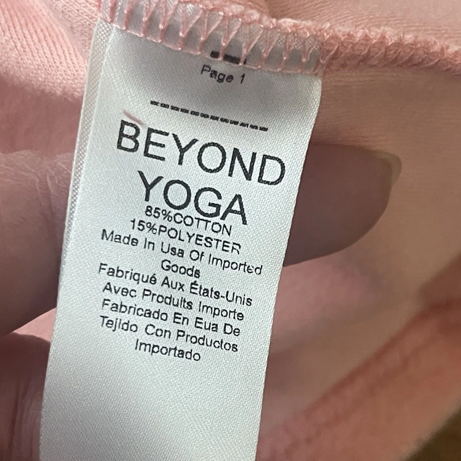 BEYOND YOGA Out Of Town Dress Small Peach NEW Sleeveless Terrycloth Beach Lounge - Image 9