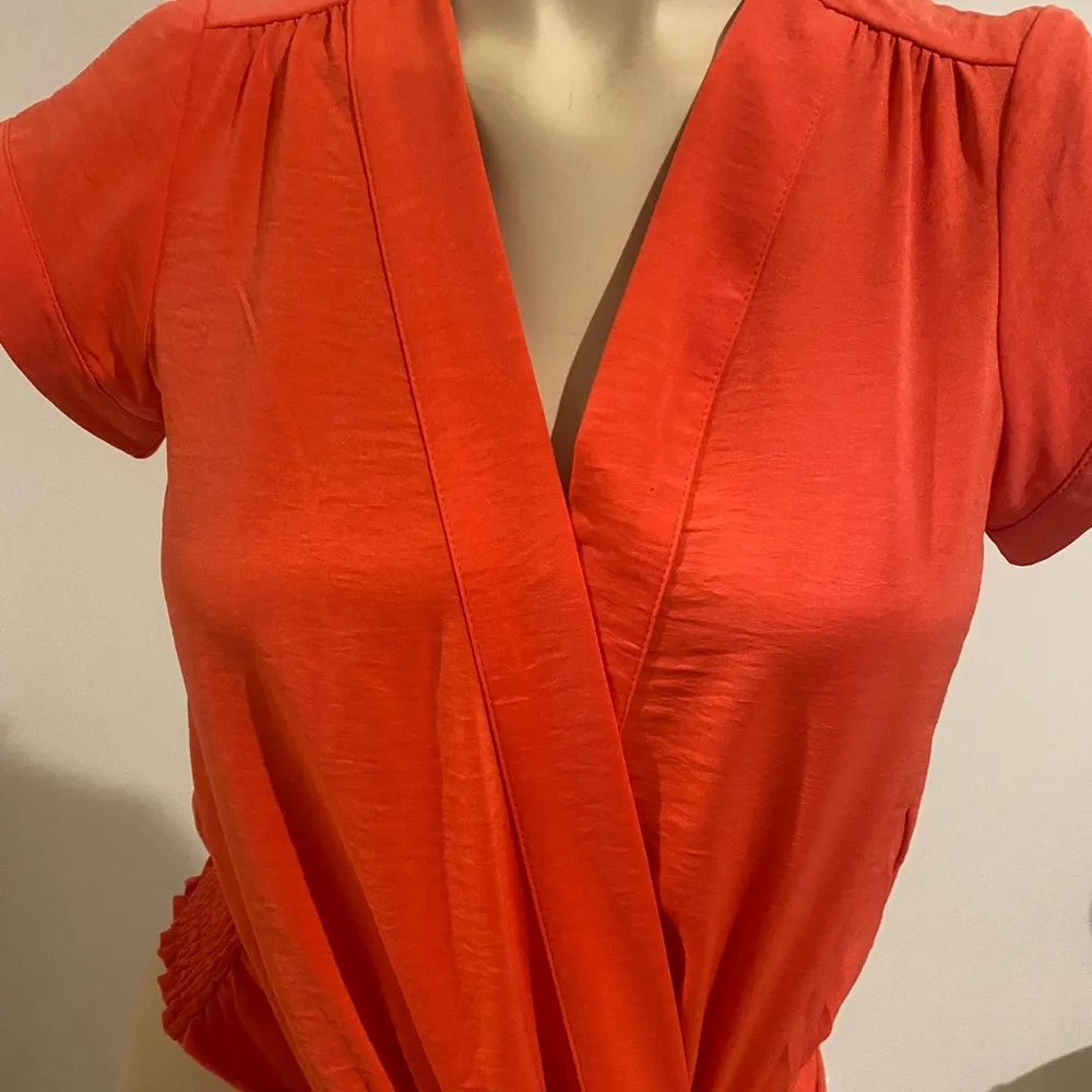 🛍Nine West Orange Top Size XS 4-6, Worn Once🛍 - Image 4