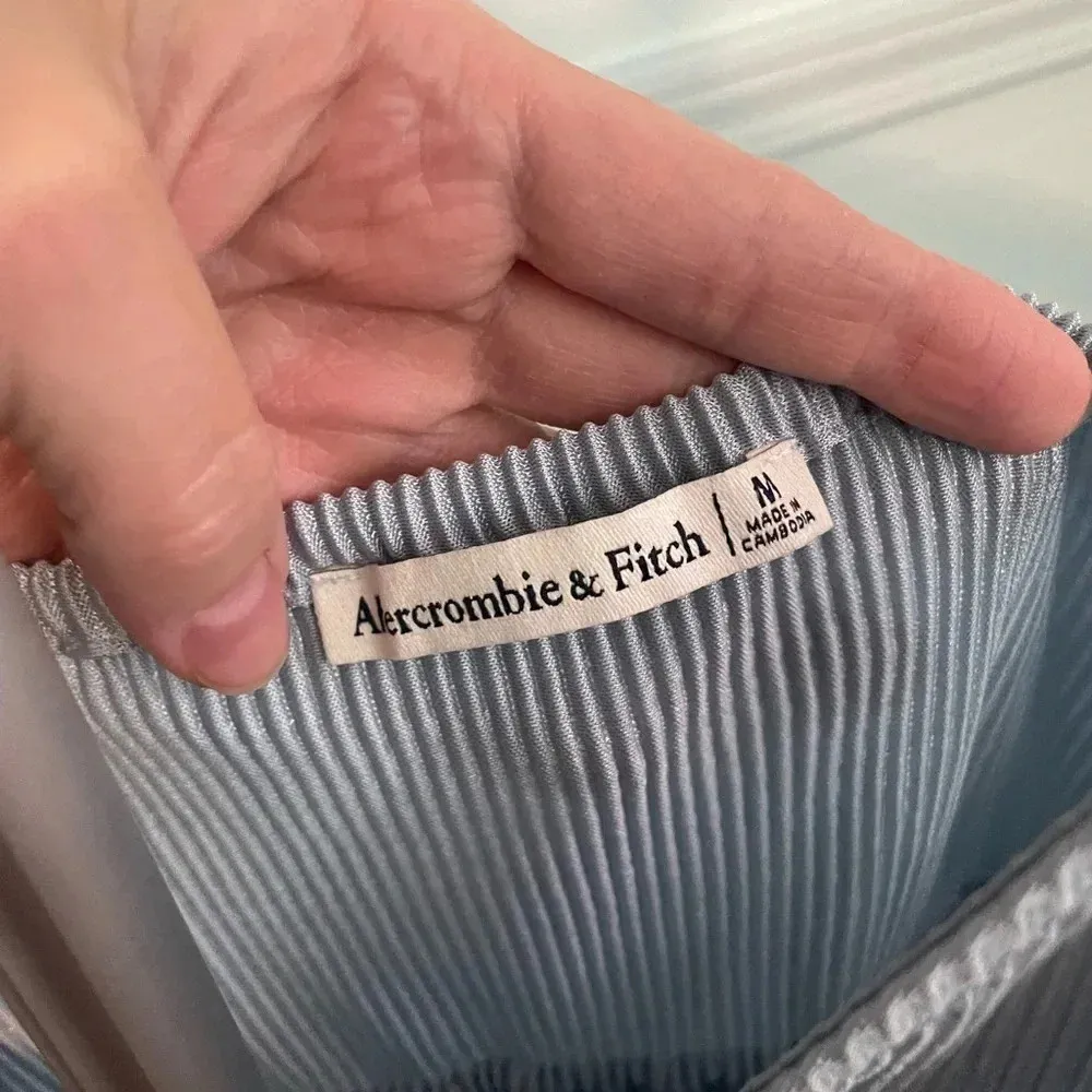 NWOT Y2K Abercrombie and Fitch Womens M Elastic Tie Waist Adjustable Straps - B4 - Image 6