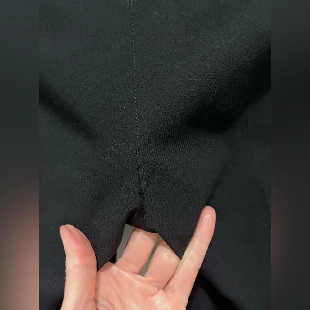 Tory Burch Wool Blend Navy Dress Pants Slim Fit Sz 4 Long 31.5 Inseam - Image 8