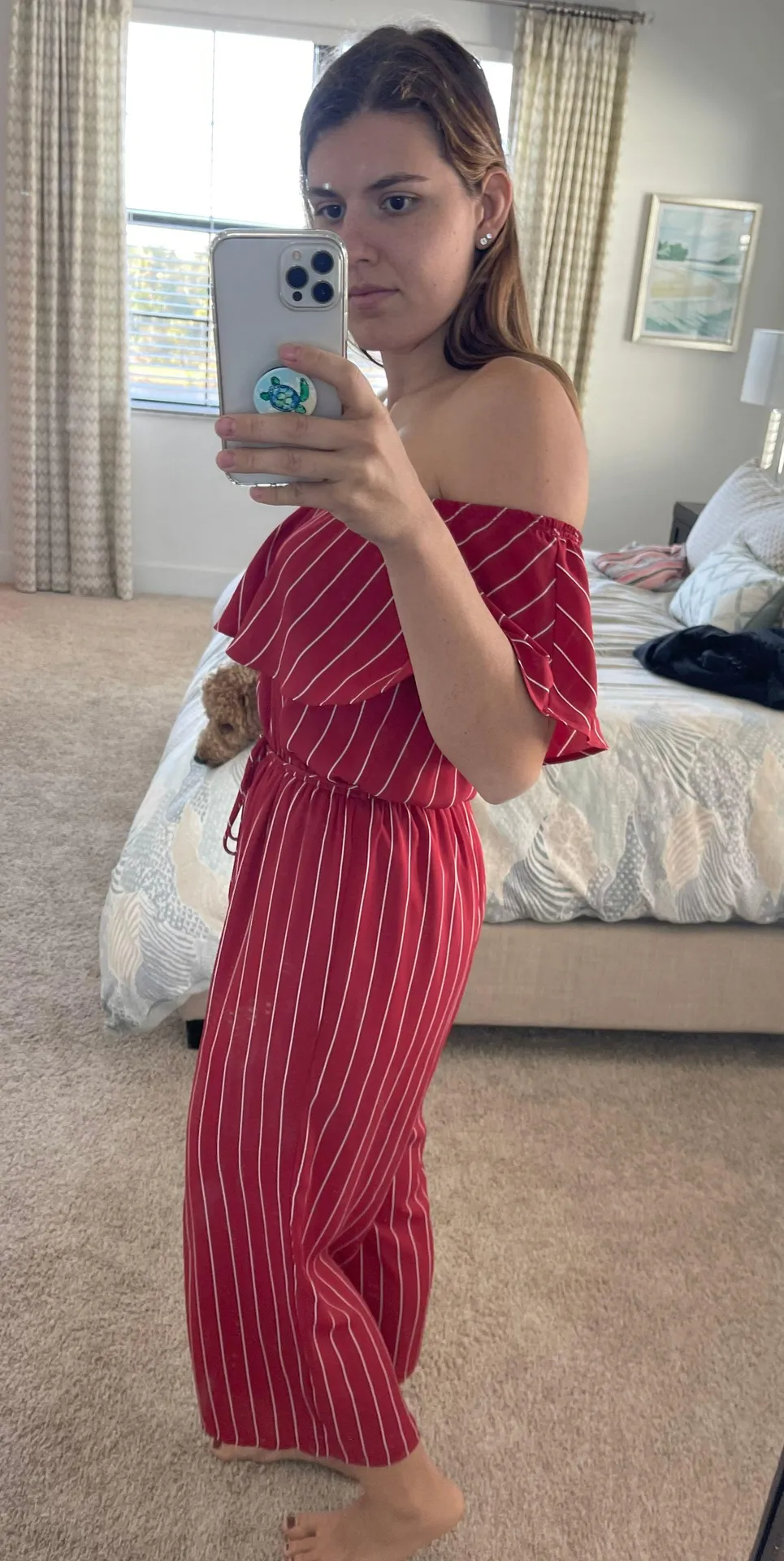 Off Shoulder Jump Suit Size M - Image 2