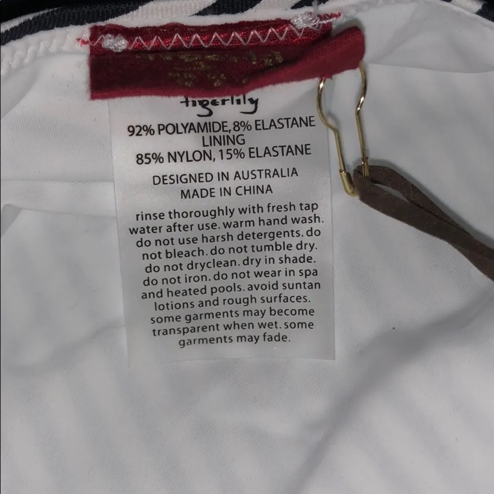 Tigerlily  Ozlem One Piece Lined‎ Suit nwt - Image 7