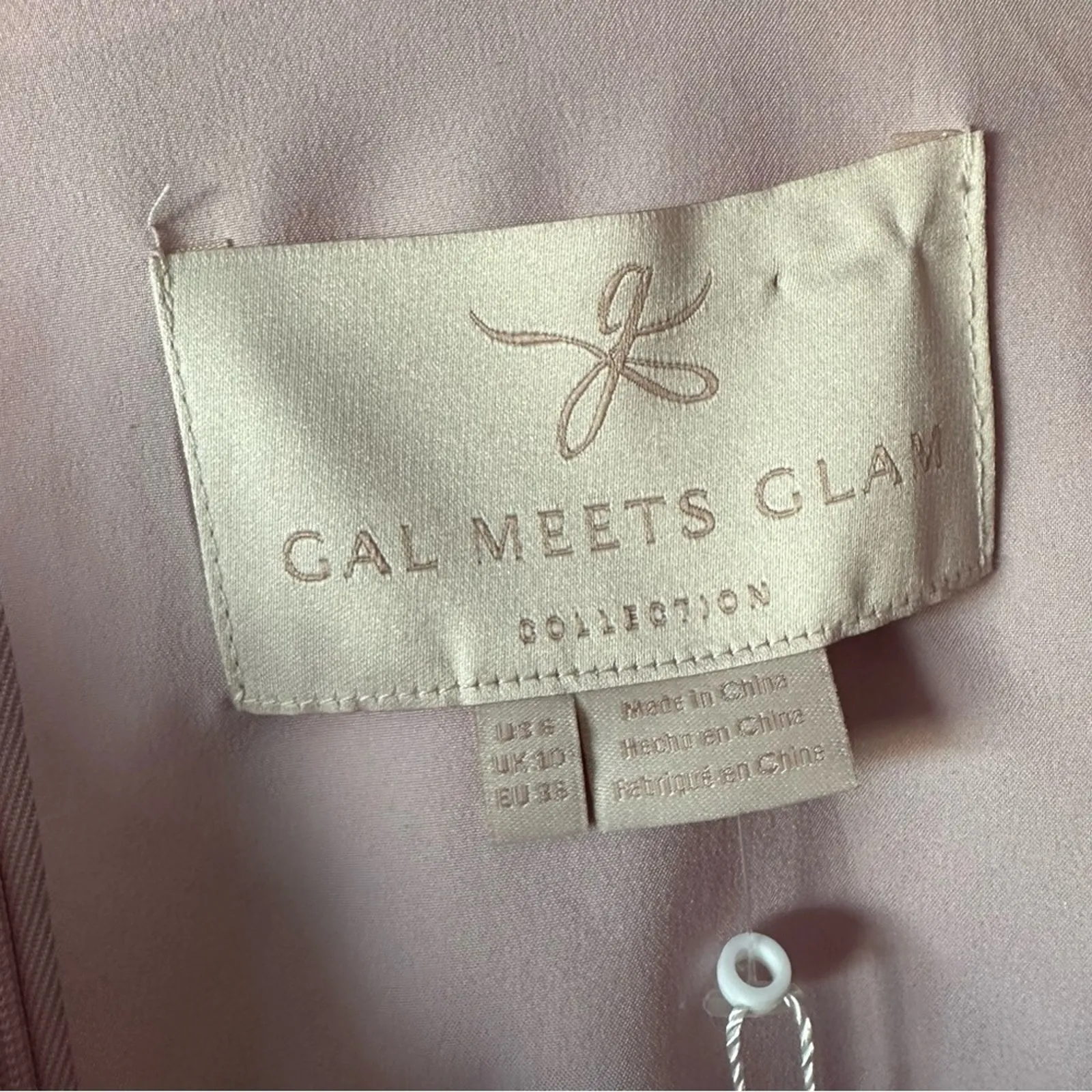 Gal Meets Glam Lindsey Windowpane Plaid Neck Tie Dress NEW - Image 6