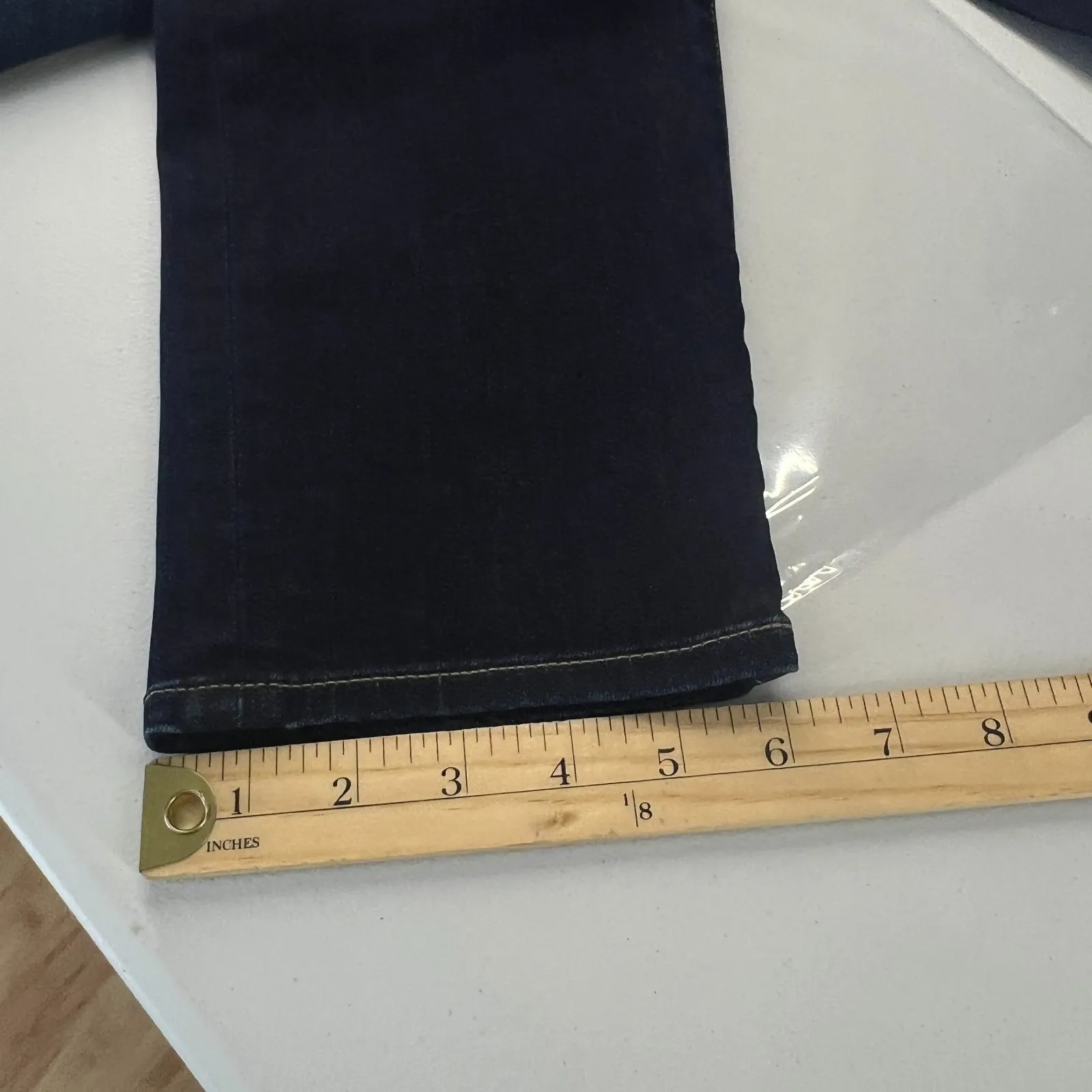 Lucky Brand Lolita Crop Jeans Womens 30 Blue Denim Cotton Dark Wash Skinny Leg - Image 12