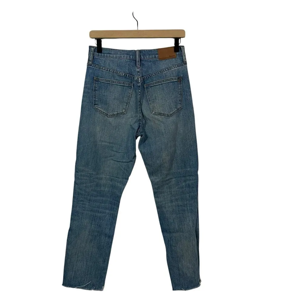 Madewell The High-Rise Slim Boyjean in Lita Wash: Step-Hem Edition - 25 - Image 4