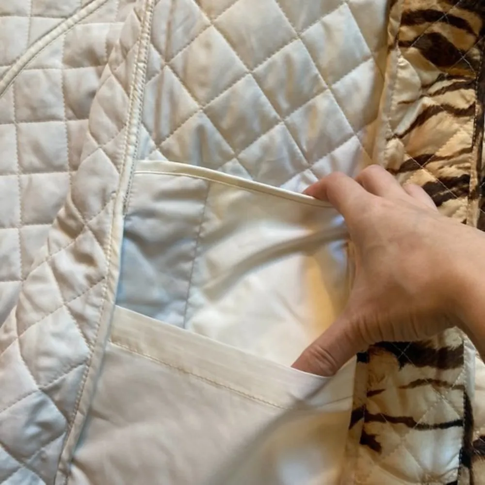 Chico's Tiger-Print Quilted Jacket Size 4 NWT - Image 10