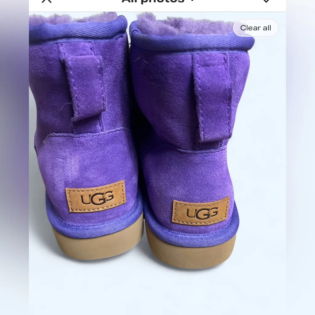 UGG Violet Bloom Classic Mini II Boots size 9 - Image 3
