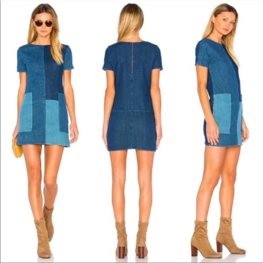 J Brand Shift Denim Dress - Image 8