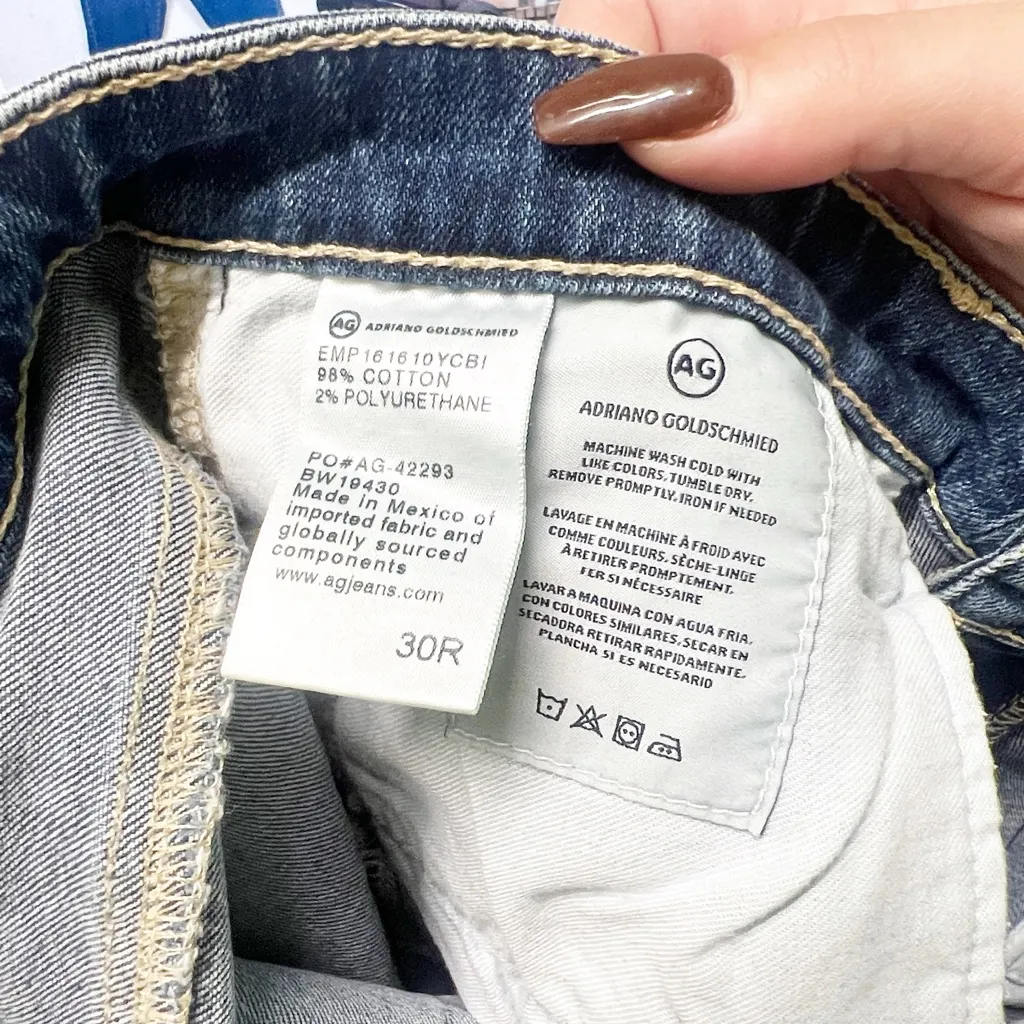 Ag-ed denim Adriano goldschmied the Harper essential straight medium wash jeans - Image 9