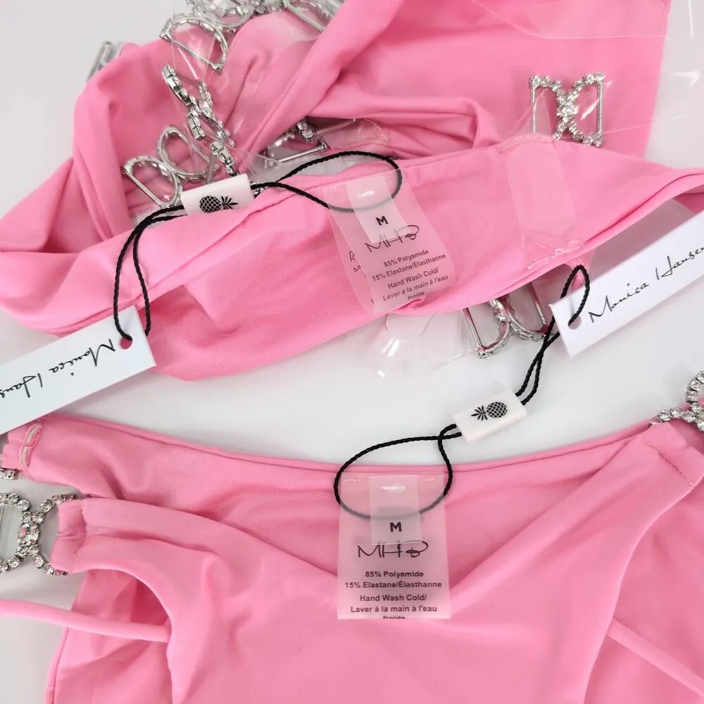 Monica Hansen Beachwear Shine Like A Diamond Pink Panther Bikini Set - Image 9