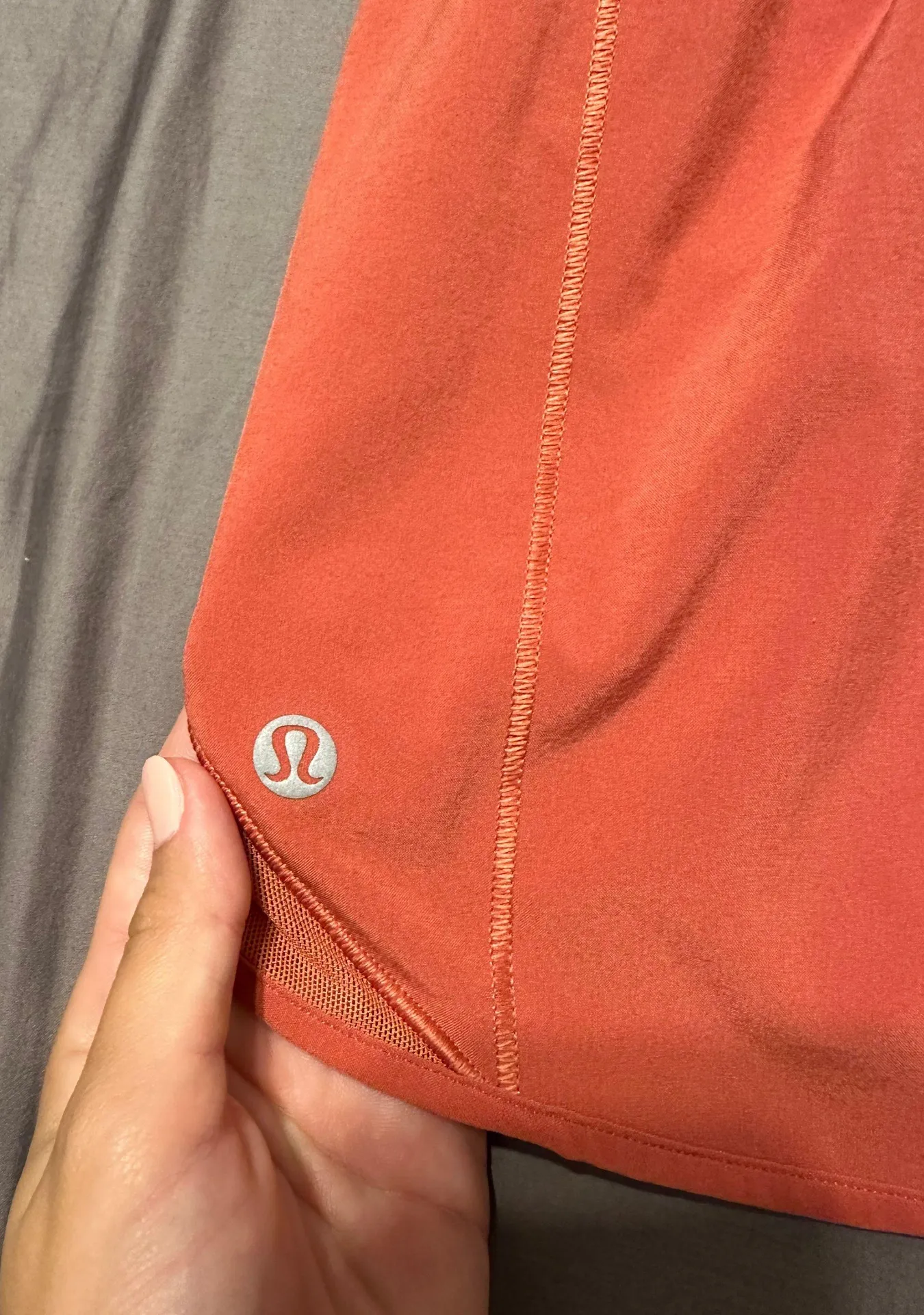 Lululemon Orange  Shorts - Image 3