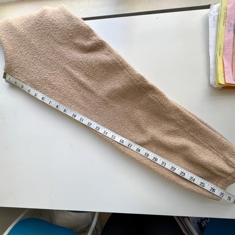 Barefoot Dreams EcoChic Soft Camel Jogger Pants XS - Image 8