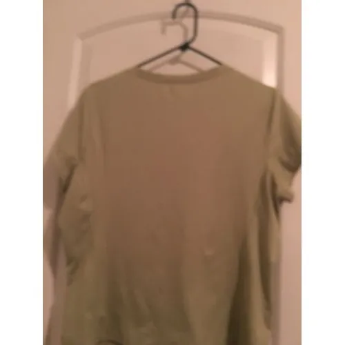 Athletic Works Women's Short Sleeve T-Shirt V-Neck Shirt Size XL 16-18 Green - Image 8