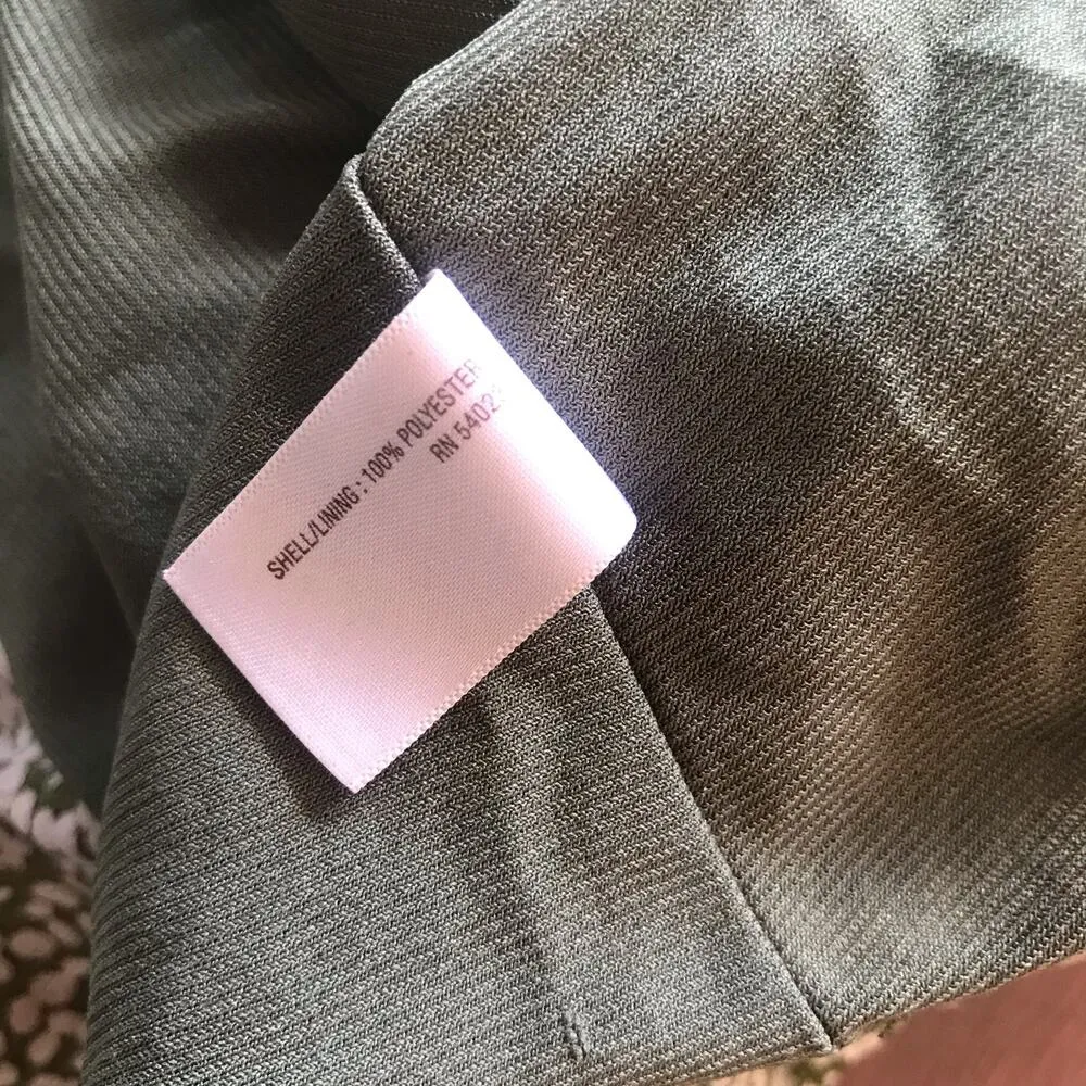 Old Navy Green White Dotted Sleeveless Blouse Tie Neck Tank Top Women’s Size S - Image 8