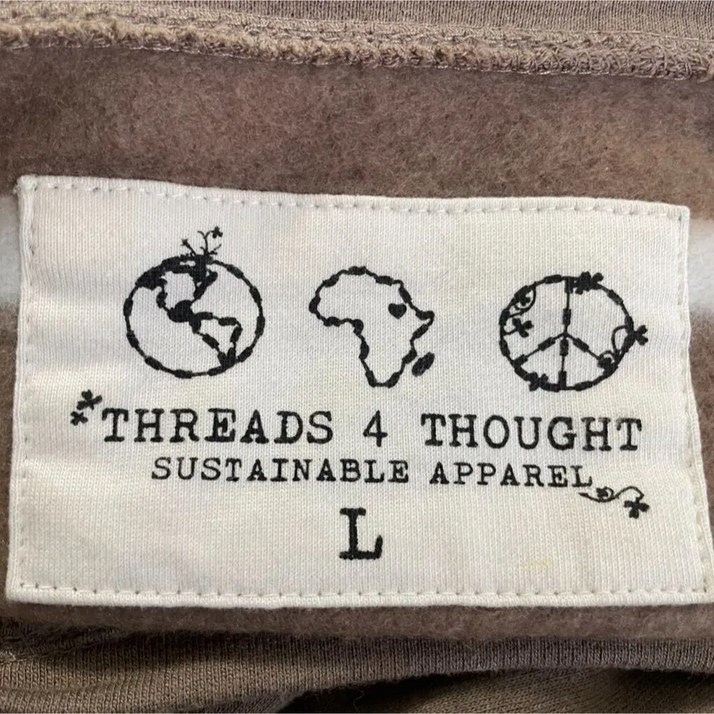 Threads 4 Thought Size Large  Top Blouse Long Sleeve Pullover Crewneck - Image 5