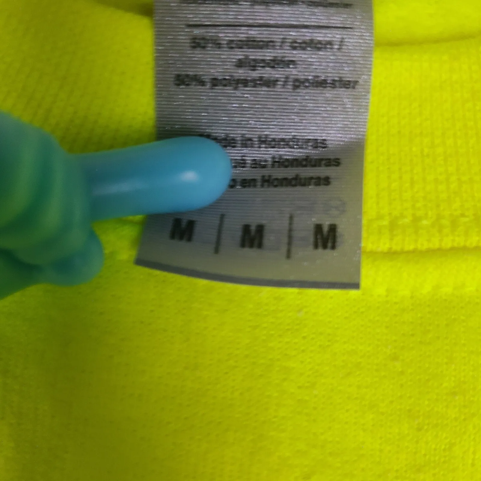 Doja Cat Cropped Graphic Pullover Sweatshirt Highlighter Yellow Women Sz M NWOT - Image 7