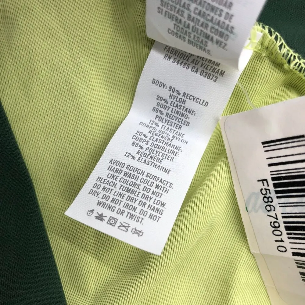 Aerie Bikini Bottom High Cut Cheeky Dark Green XL - Image 4