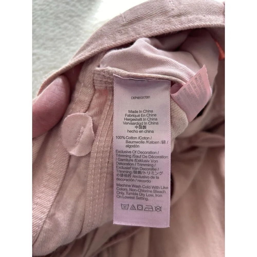 Madewell x MN Dye Studio The Perfect Vintage Wide Leg Jean Shaded Pink Size 28 - Image 6