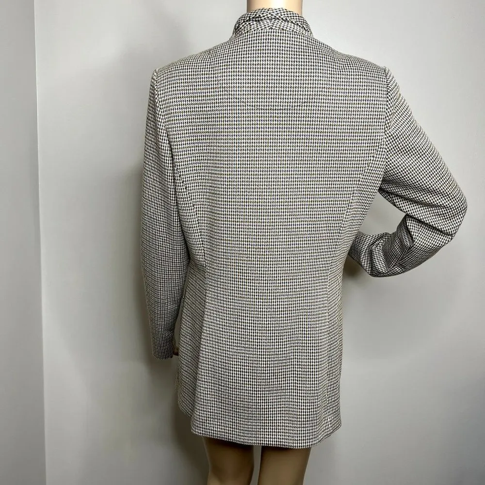Tommy Hilfiger Houndstooth Patterned Blazer Jacket - Image 3