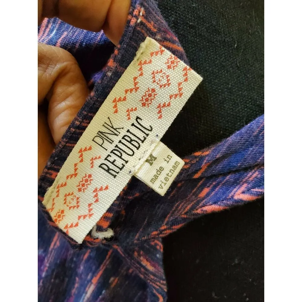 Pink Republic Beautiful Boho Maxi Sleeveless Dress Size Medium - Image 8