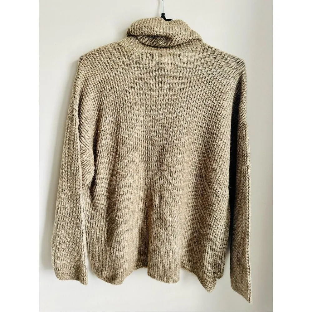 Vero Moda Ribbed Knit Heathered Turtleneck Pullover Sweater NWT - Size L - Image 4